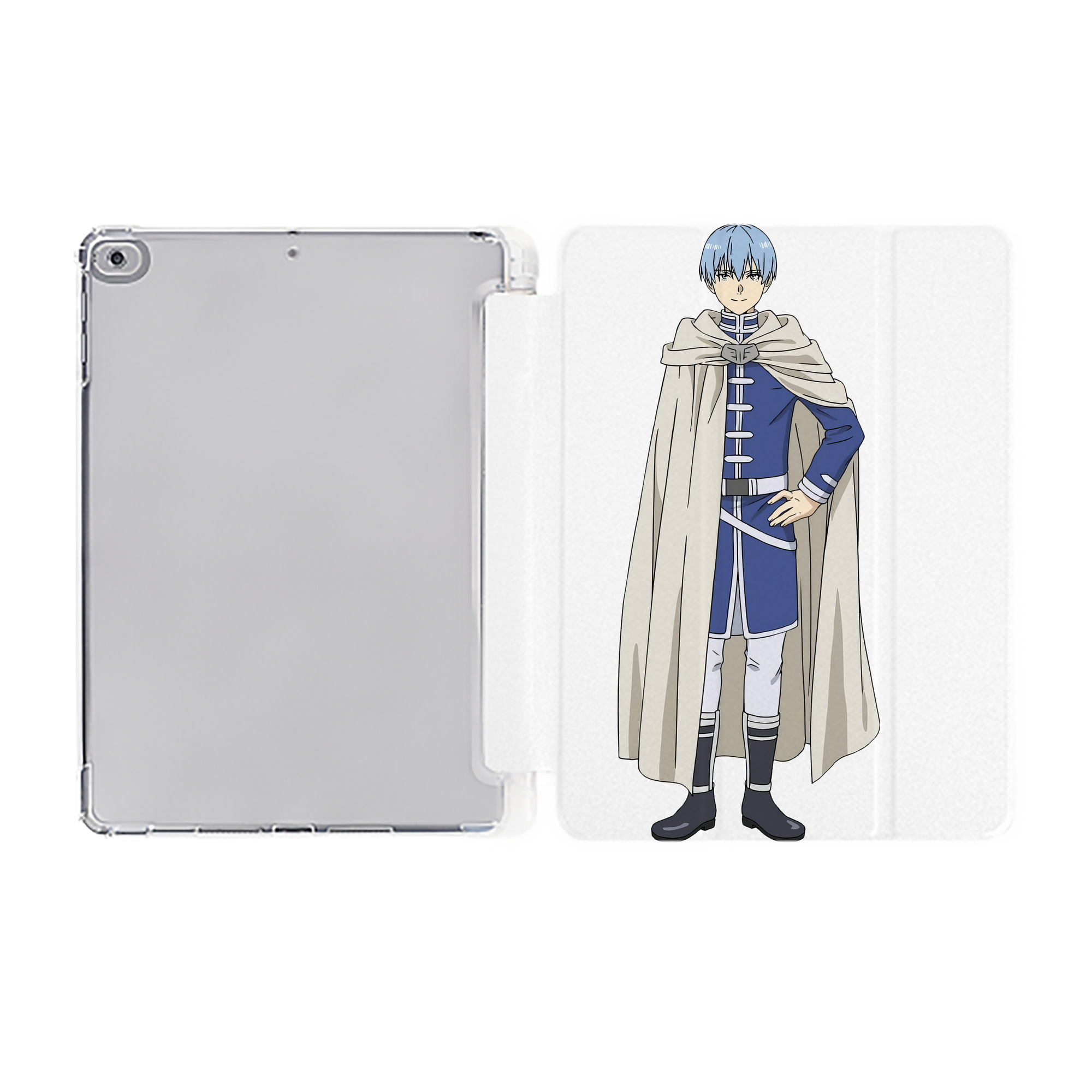 （画像用） 葬送のフリーレン Frieren IPad ケース ペン収納付き 三つ折りスタンド PUレザー×シリコン 対応機種9.5/10.5/10.9インチ